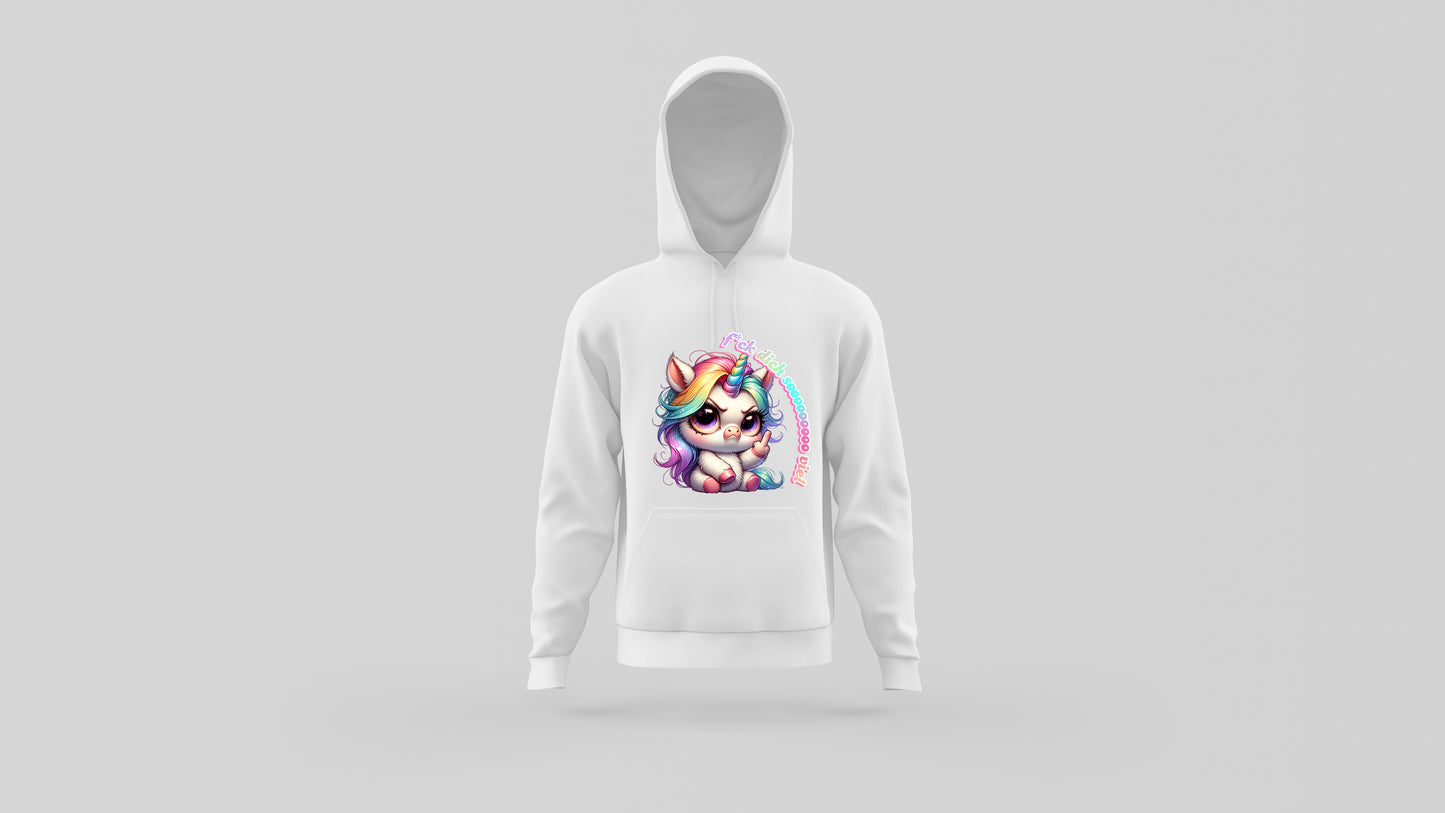 Einhorn Hoodie ( F.ck dich sooooooo viel)